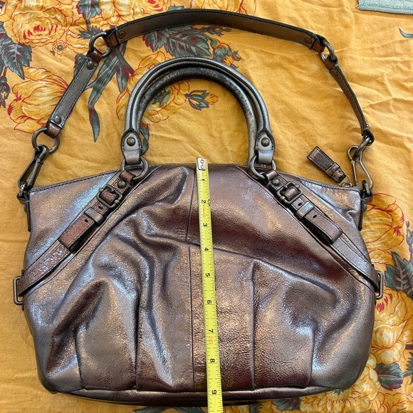 Coach Madison Metallic Satchel - Picture 3 of 15